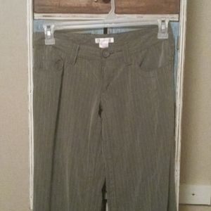 Bell bottom pin stripe pants